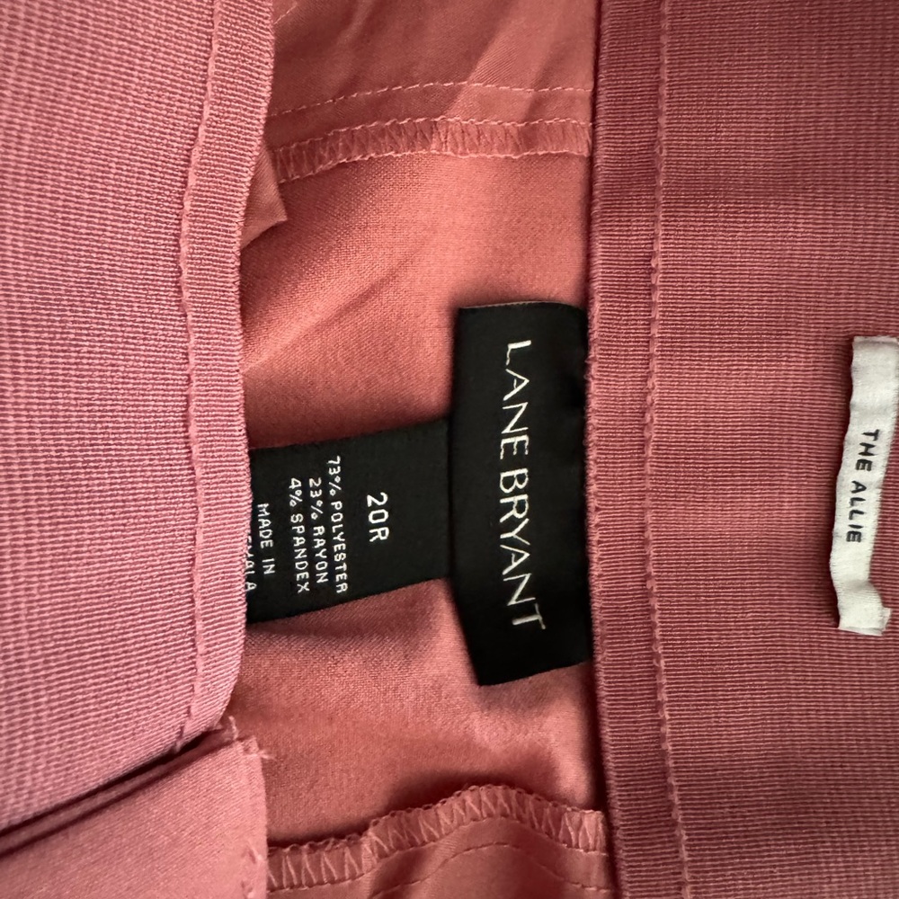 Lane Bryant rose Allie flare pants